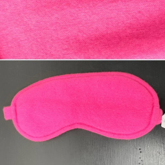 White + Warren Accessories - WHITE + WARREN Cashmere Sleep/ Eye Mask, Pink Glow NWT